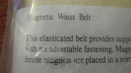 Photo of free Magnetic Waist Belt (langport) #2
