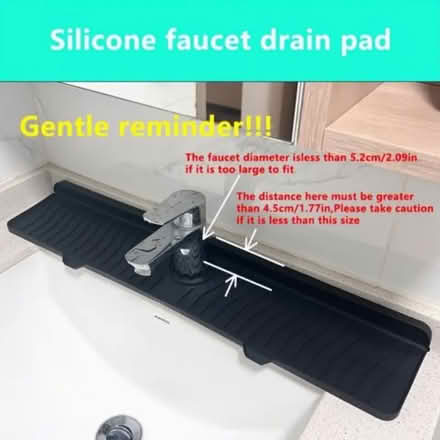 Photo of free Silicone Faucet Drain Pad #1