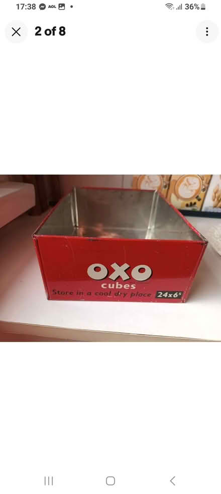 Photo of free Vintage OXO cube tin (Great Baddow CM2) #3