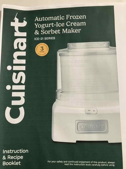Photo of free ice cream maker (NoHo 10012) #1