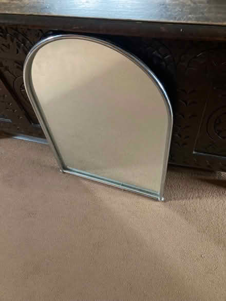 Photo of free Silver framed mirror (West Oxfordshire OX28) #1
