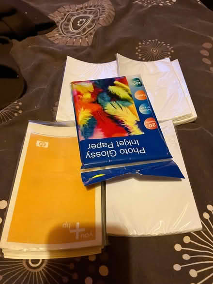 Photo of free 6 packs GLOSSY PHOTO PAPER (Belsize Park NW3) #1