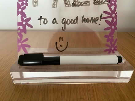 Photo of free Small wipe clean memo stand (New Cross, SE14) #3