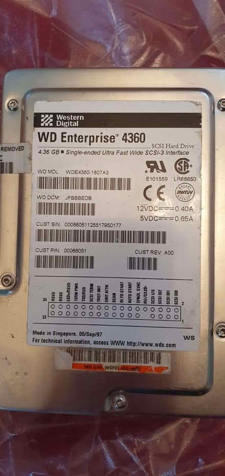 Photo of free 3 x scsi hard drives (Worthing BN11) #4