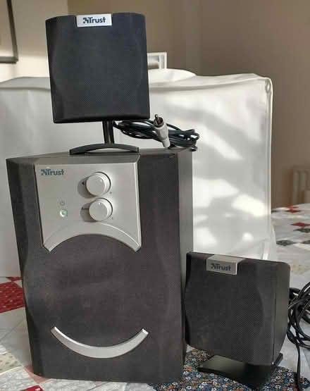 Photo of free Trust computer stereo system (Westcott, near Dorking, Surrey) #1