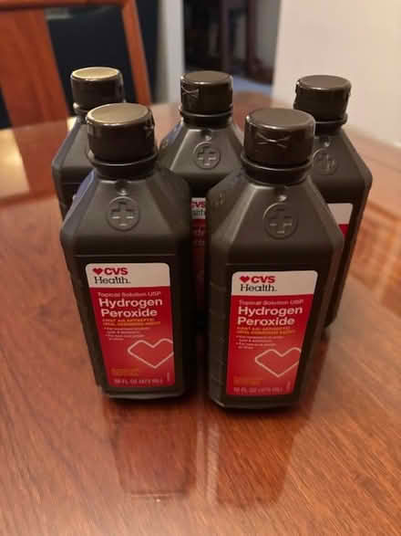 Photo of free Hydrogen Peroxide 16 oz 5 bottles (Willow Glen) #1