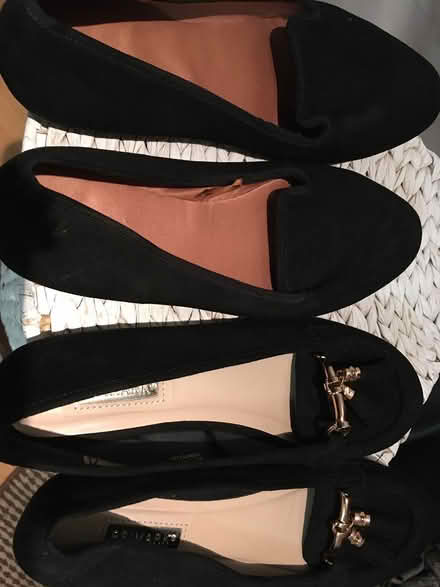 Photo of free 2 x black shoes (Near Old Street Station) #1