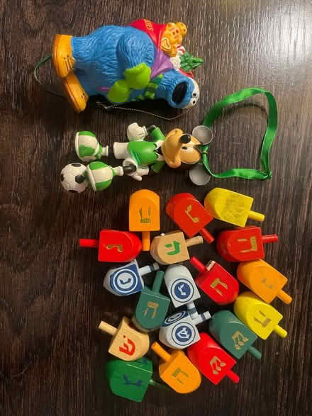 Photo of free Dreidels and 2 Christmas ornaments (Chelsea, ny) #1
