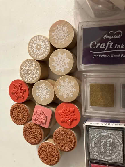 Photo of free christmas stamps and ink pads (NoHo 10012) #3