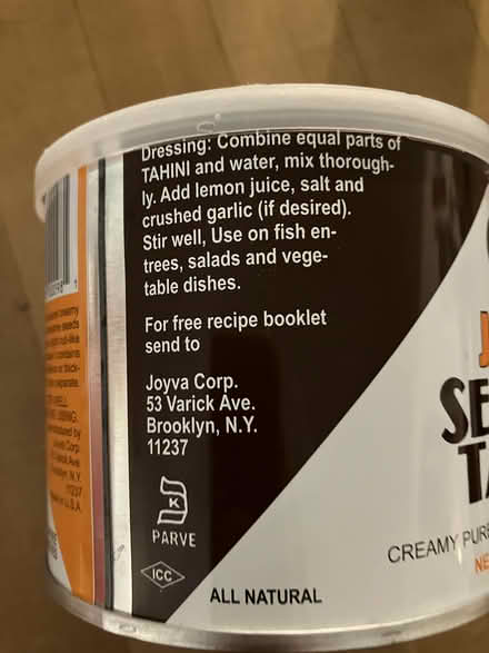 Photo of free tahini, kelp & mushroom powders (NoHo 10012) #2