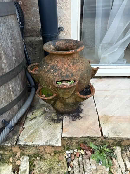 Photo of free Old strawberry pot for garden (Limpley stoke BA2) #1