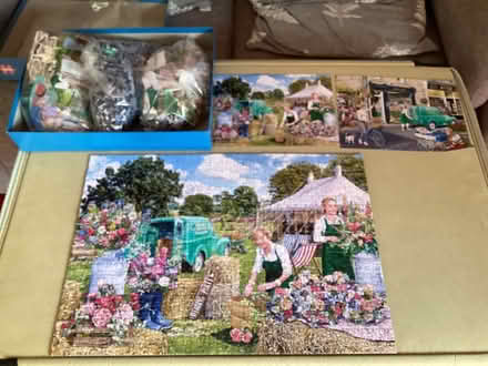 Photo of free 4 puzzles 500 pieces (Fords Farm RG30) #1
