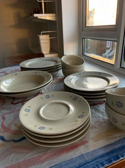 Photo of free IKEA floral dishset + mug set (Oval / Camberwell) #3
