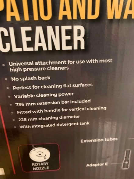 Photo of free Patio cleaner head for pressure washer (City Centre NR3) #3