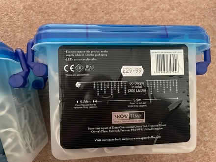 Photo of free White Icicle Lights (Formby L37) #3
