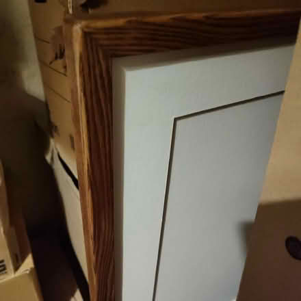 Photo of free Large wooden picture frame with mount (Church RG2) #1