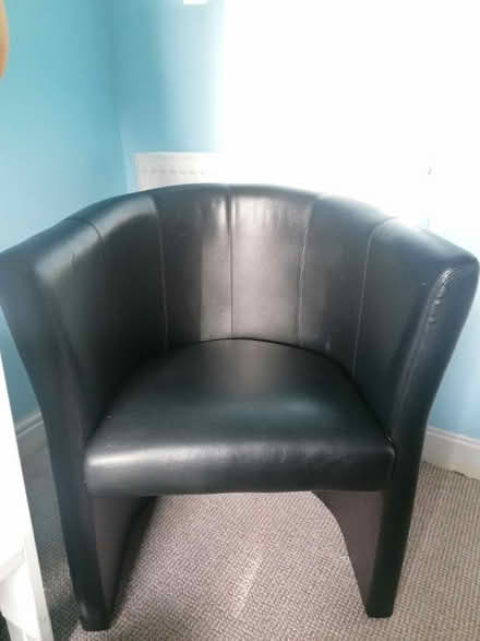 Photo of free Faux leather chair (S10) #1