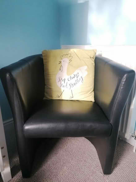 Photo of free Faux leather chair (S10) #2