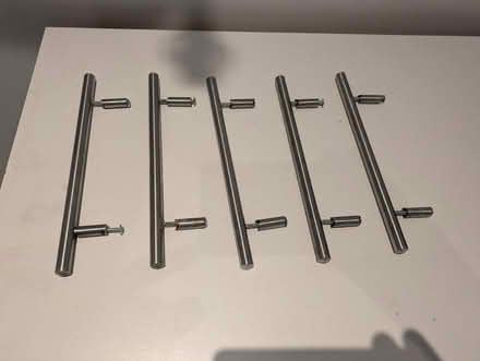 Photo of free 5 x IKEA LANSA kitchen cupboard handles (Brockley SE14) #1