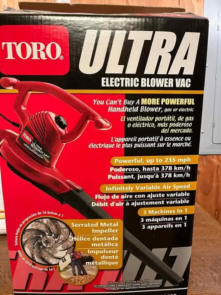 Photo of free Broken - Toro leaf blower/mulcher (San Jose - Rose Garden) #1