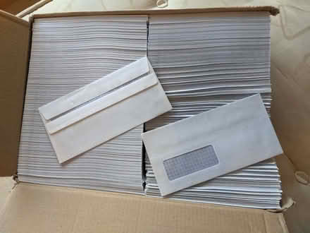 Photo of free Self sealing DL window envelopes (Chipping Sodbury BS37) #1