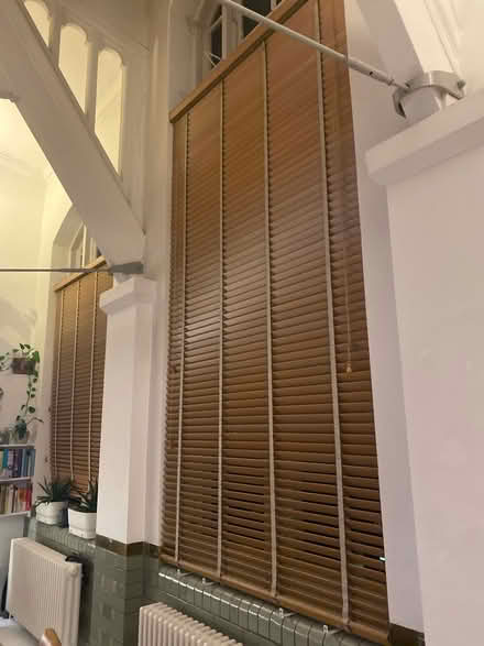 Photo of free Up to 6 large Venetian wood blinds (Clerkenwell, EC1R) #3