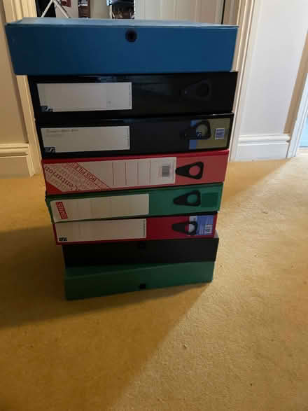 Photo of free 8 box files (Charvil RG10) #1