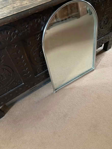 Photo of free Silver framed mirror (West Oxfordshire OX28) #2