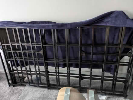 Photo of free King size mattress frame (Mitchellville) #1