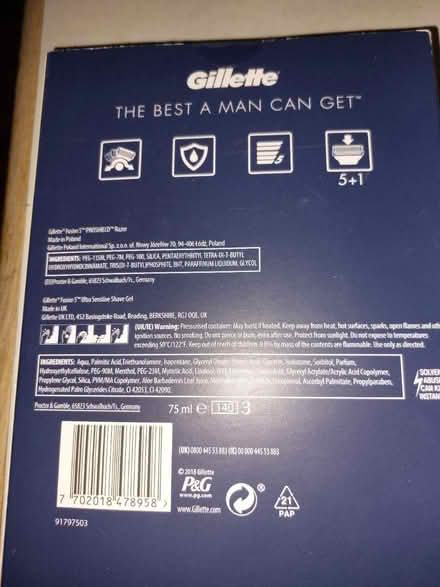 Photo of free Gillette razor and foam set (Worcester Park KT4) #2