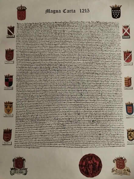 Photo of free Reproduction Magna Carta (Cainscross GL5) #3
