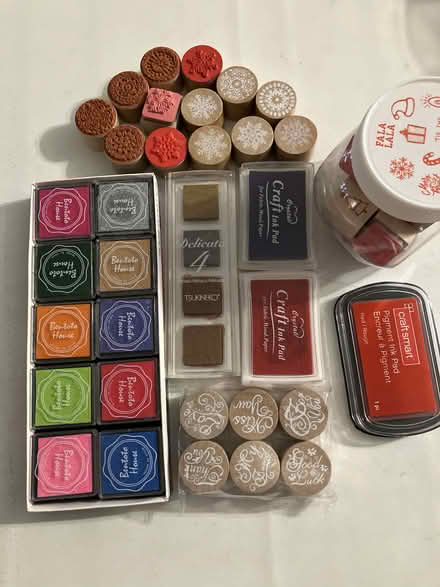 Photo of free christmas stamps and ink pads (NoHo 10012) #1