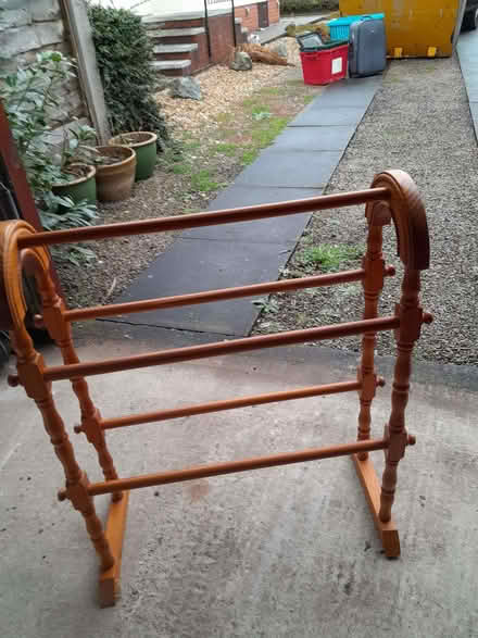 Photo of free Wooden Towel Rail (Walton Lea WA4) #1