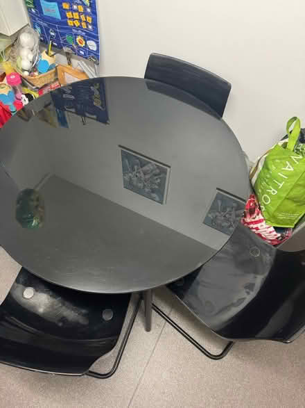 Photo of free Dining table and chair (Hammersmith) #1