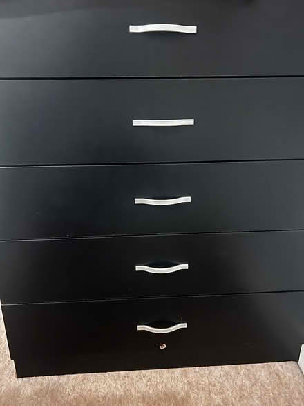 Photo of free Black Drawer 5 sections (C04) #1