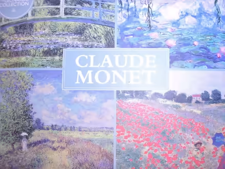 Photo of free Pretty Claude Monet cardboard box. (Walton-on-Thames KT12) #1
