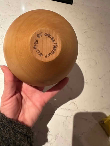 Photo of free Small wood bowl (Deer Park in Fairfax, CA) #2