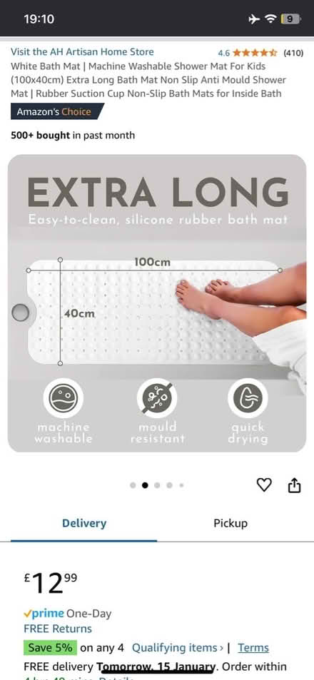 Photo of free Non-slip bath mat (EH3) #2
