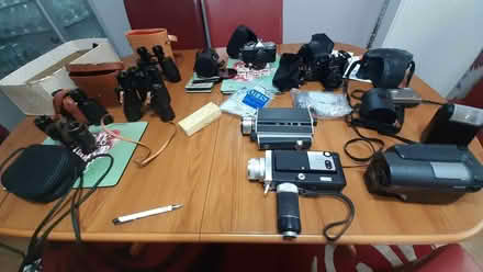 Photo of free Assorted cameras, binoculars and equipment (Burscough Bridge L40) #1