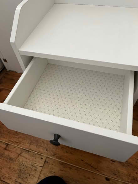 Photo of free White IKEA bedside cabinet (St Mark's GL51) #2