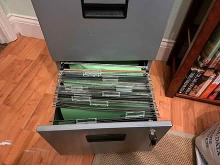 Photo of free Two drawer metal filing cabinet (Cheltenham GL52) #2