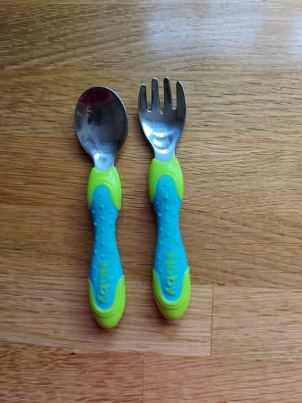 Photo of free Nuby weaning fork and spoon (Bishopton Hamlet CV37) #1