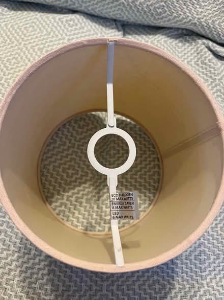 Photo of free Pale pink lamp shade 16cm diameter (Henley-on-Thames RG9) #3