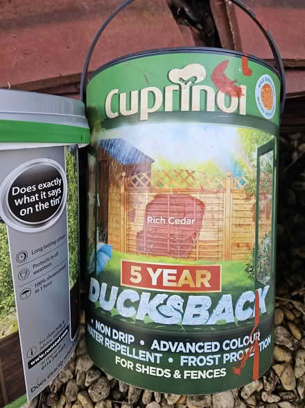 Photo of free Shed & fence paint (Chalfont St Peter SL9) #3