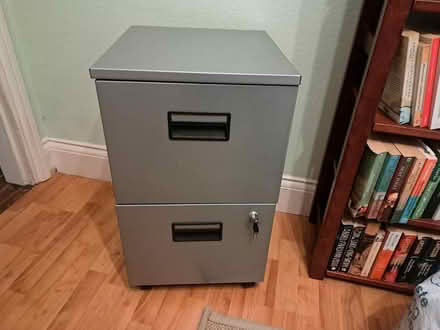 Photo of free Two drawer metal filing cabinet (Cheltenham GL52) #1