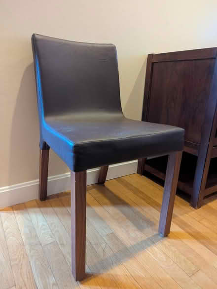 Photo of free Faux leather cushioned seat (Barkhamsted) #1