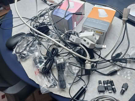 Photo of free Selection of electronic devices and cables. (Middle Division (Main Portion) BT38) #1