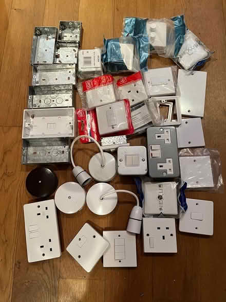 Photo of free Mixed electrical fittins (Melbourn SG8 near Royston) #1