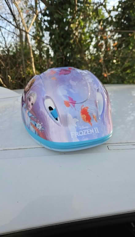 Photo of free Kids bike helmet Frozen theme (West Wittering PO20) #1
