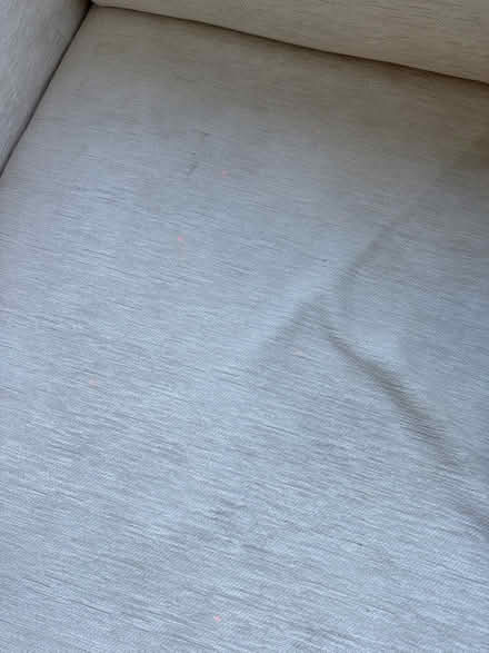 Photo of free 3 part white couch (Knotty Ash L12) #3